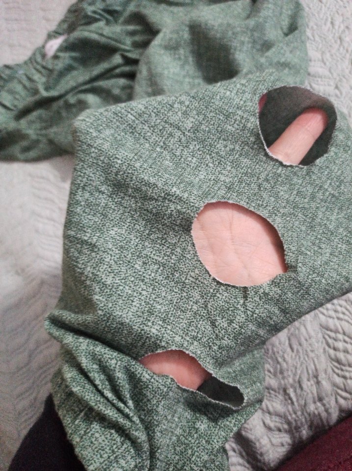 Yeşil Pamuklu Kadın kapri - Görsel 5