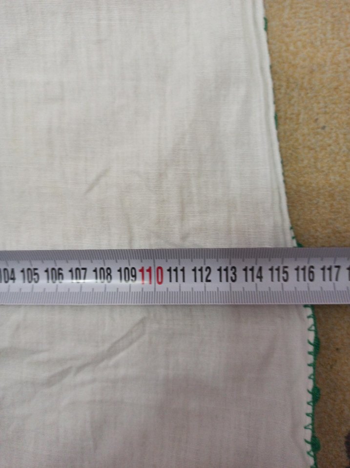 Beyaz pamuklu örtü - Görsel 4