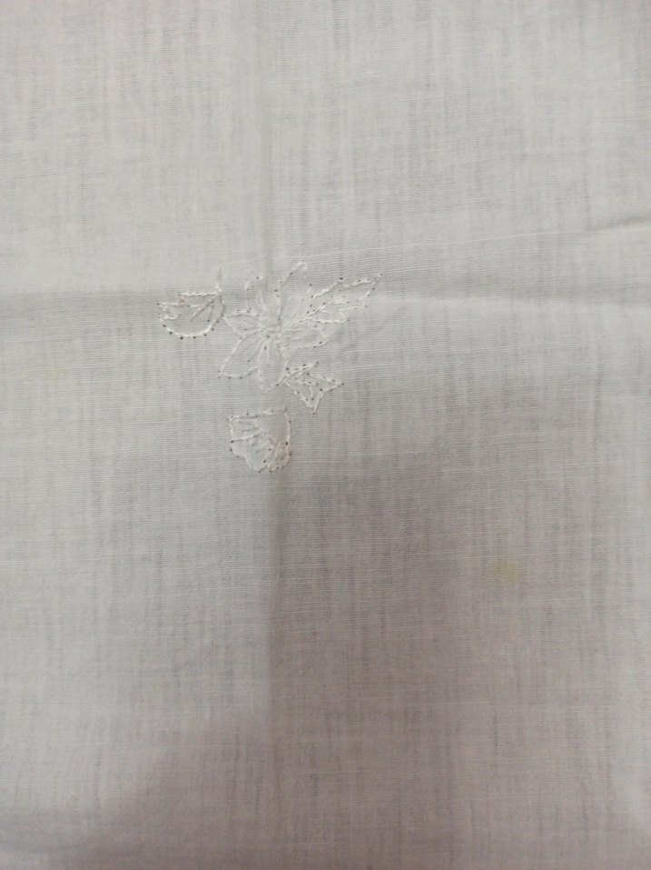 Beyaz pamuklu örtü - Görsel 3