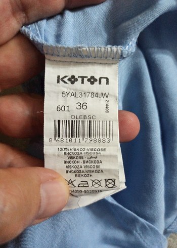 s Beden mavi Renk Mavi Bohem Kolsuz Mini Atlet