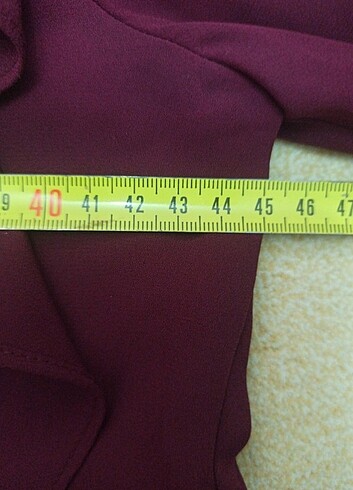 xs Beden bordo Renk İpek bluz