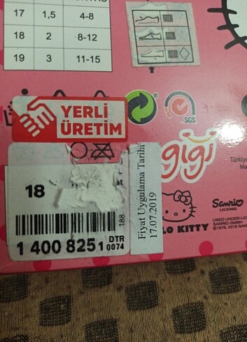 Hello Kitty Bebek patiği 