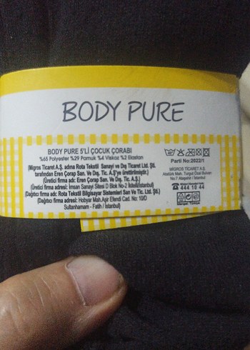 Siyah Erkek çocuk Çorabı5'li Paket - Görsel 4