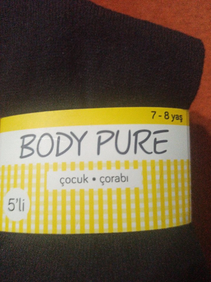 Siyah Erkek çocuk Çorabı5'li Paket - Görsel 3