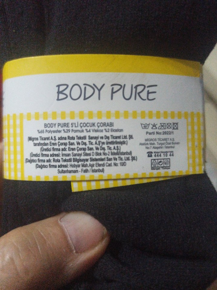 Siyah Erkek çocuk Çorabı5'li Paket - Görsel 4