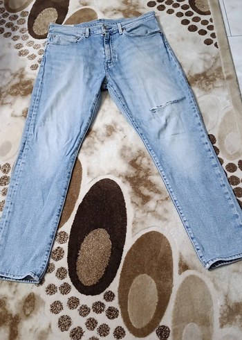 Levis Acik Mavi Slim Fit Denim Jean