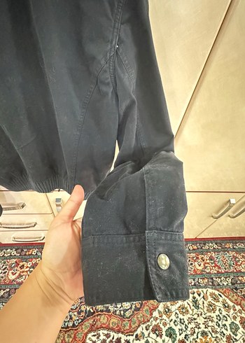 Zara Siyah mevsimlik mont ceket - Görsel 4