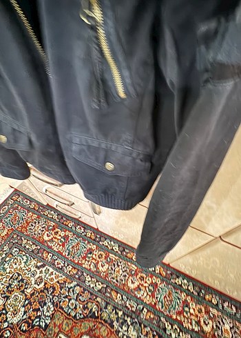 Zara Siyah mevsimlik mont ceket - Görsel 5