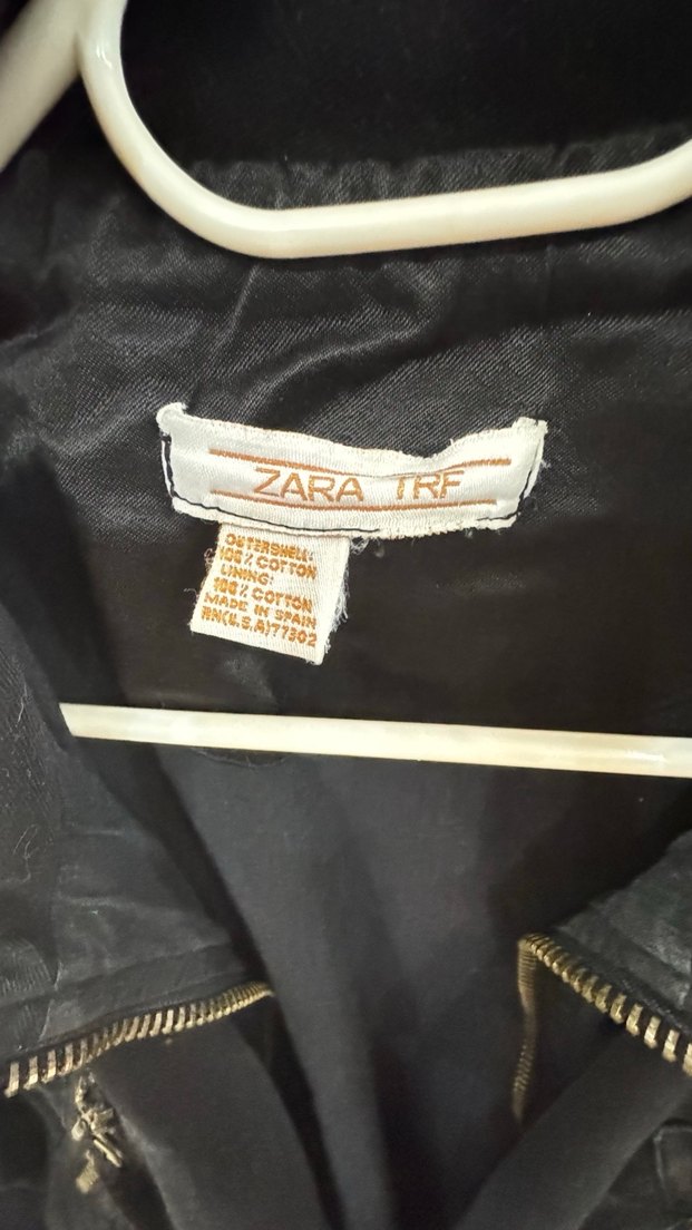 Zara Siyah mevsimlik mont ceket - Görsel 3