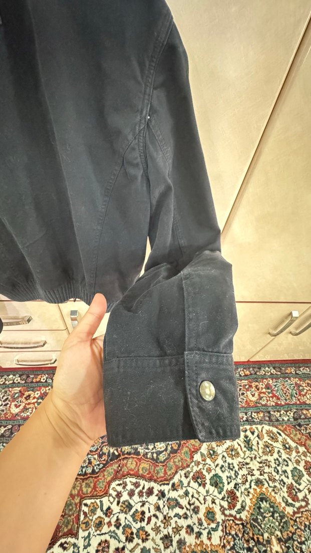 Zara Siyah mevsimlik mont ceket - Görsel 4