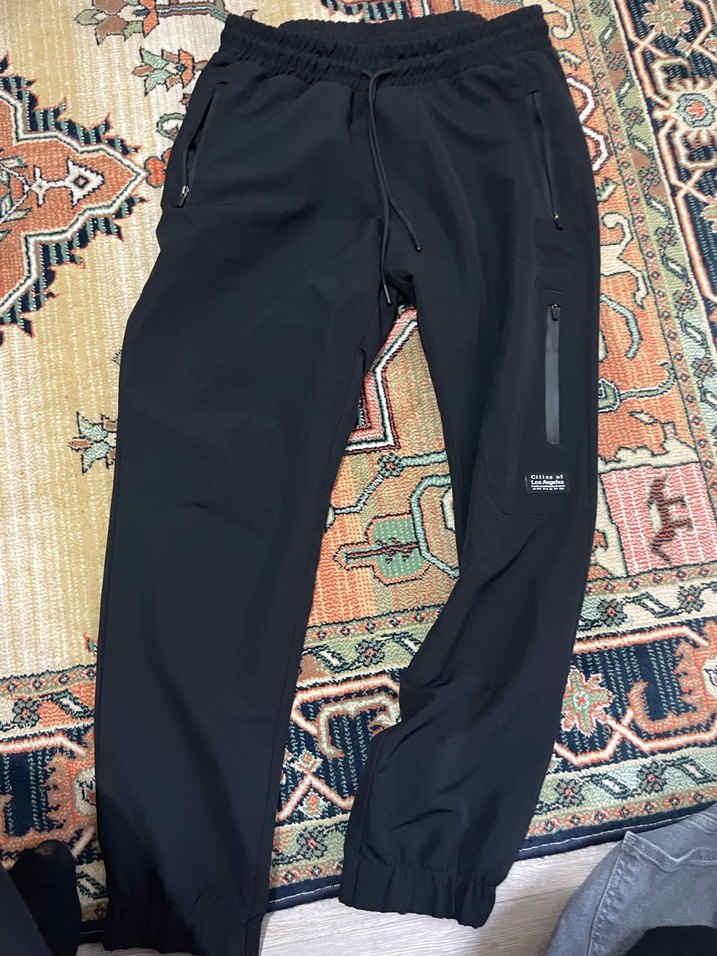 Erkek Siyah Outdoor Rahat Kesim Eşofman - Görsel 3