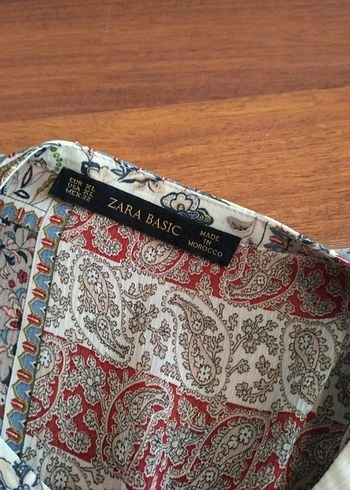 Zara zara packwork desenli tunik