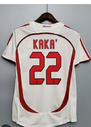 Beyaz Kaka Baskılı Erkek Spor Forması 15 16 yaş için Uygundur - Görsel 2