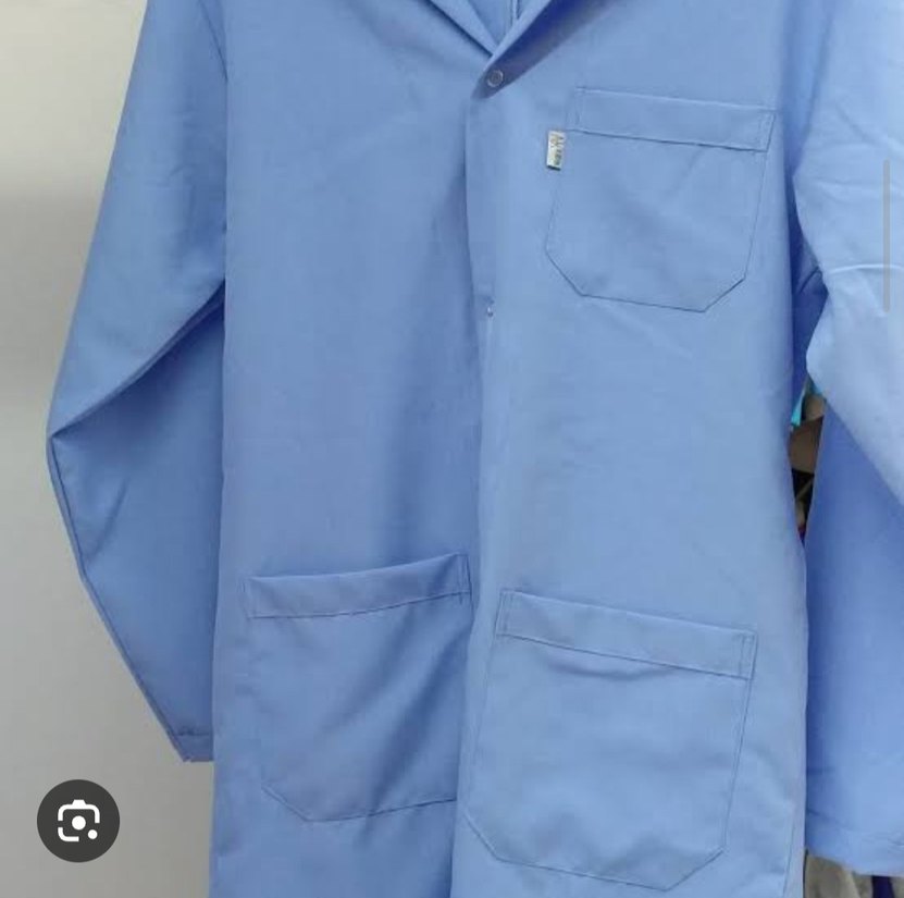 Mavi Düğmeli Erkek Midi Palto - Görsel 2