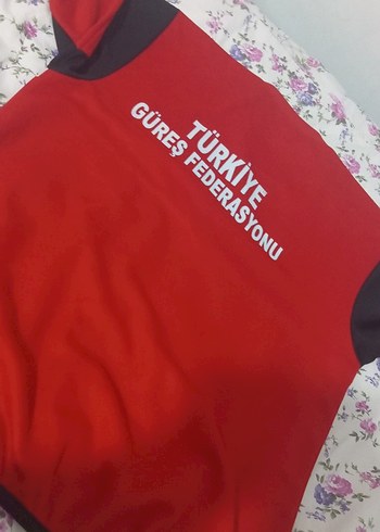 Türkiye Güreş Federasyonu Kırmızı Tişört - Görsel 3