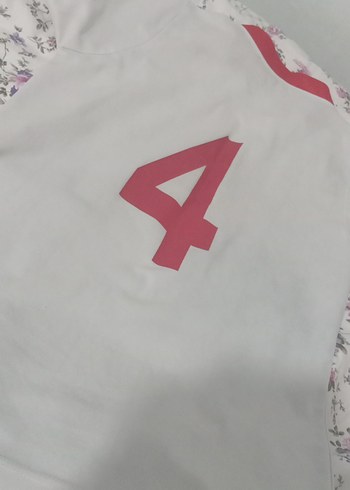 Uzun Kollu, V Yaka Erkek Beyaz Spor Forma - Görsel 5