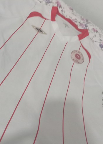 Uzun Kollu, V Yaka Erkek Beyaz Spor Forma - Görsel 3