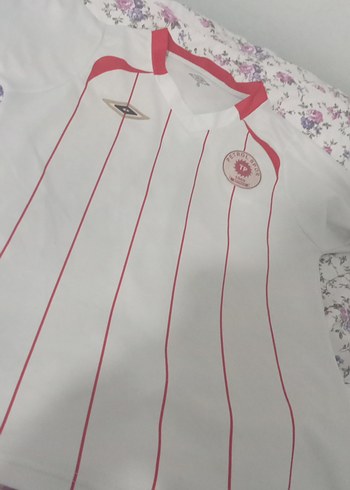 Uzun Kollu, V Yaka Erkek Beyaz Spor Forma - Görsel 2