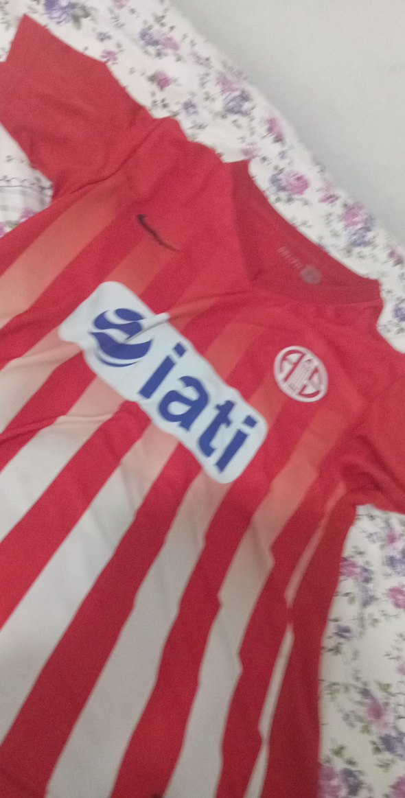 Kırmızı Baskılı Erkek Spor Tişörtü - Görsel 4