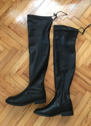 Primark Uzun deri çizme