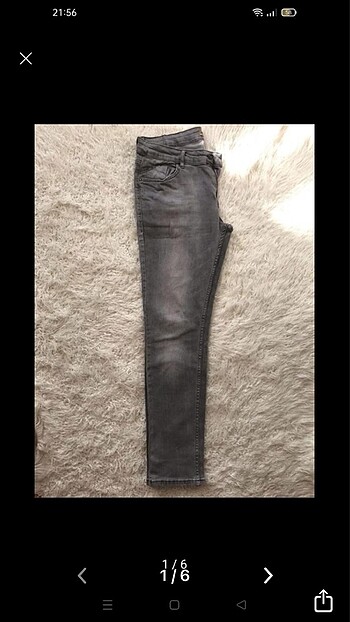 l Beden De facto skinny kesim jeans likralı L beden