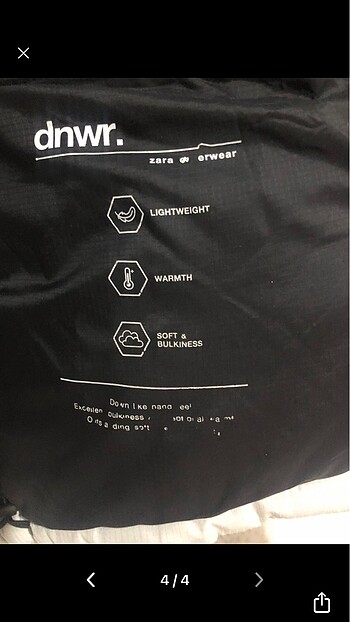 Zara erkek şişme mont - Görsel 4