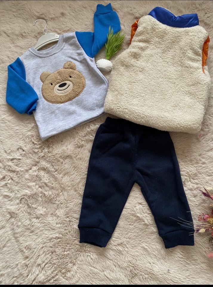 Erkek Bebek Çok Renkli Street Wear Takım - Görsel 4