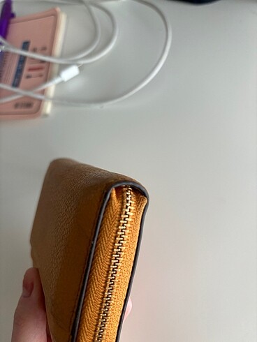 Beden altın Renk Michael Kors Hardal Cüzdan