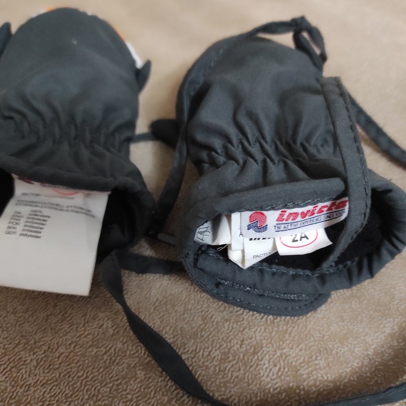 Erkek Çocuk Polar Eldiven, Penguen Desenli - Görsel 3