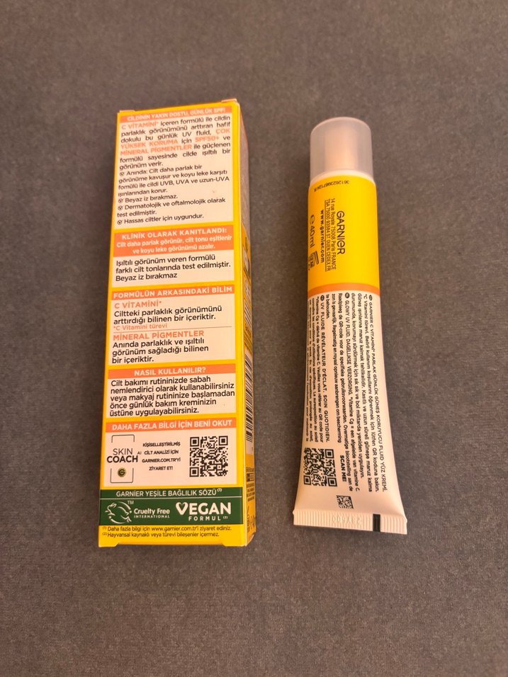 Garnier C Vitamini Parlak SPF 50+ Yüz Kremi - Görsel 2