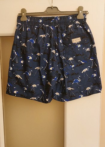 Erkek Lacivert Baskılı Mayo Şort - Görsel 2