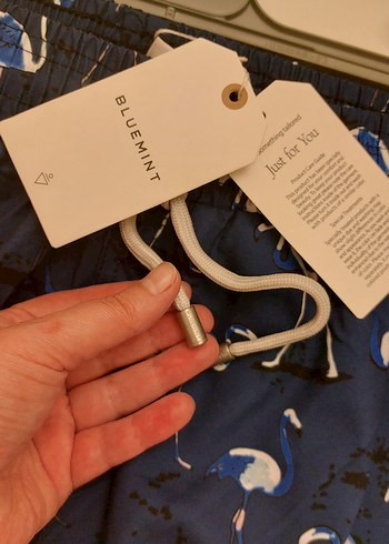 Erkek Lacivert Baskılı Mayo Şort - Görsel 4