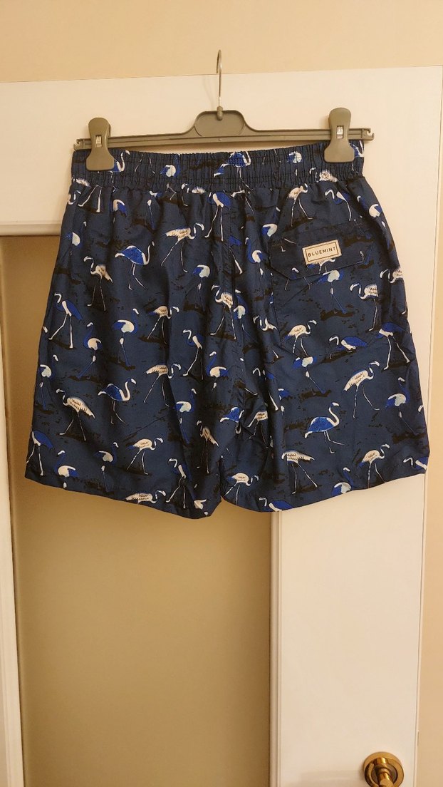 Erkek Lacivert Baskılı Mayo Şort - Görsel 2