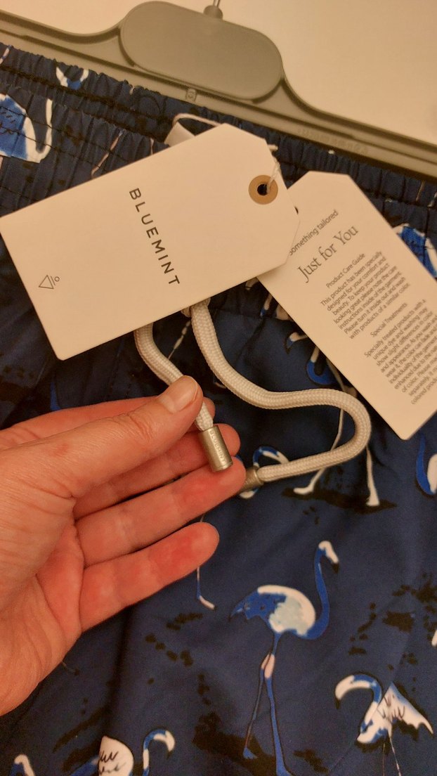 Erkek Lacivert Baskılı Mayo Şort - Görsel 4