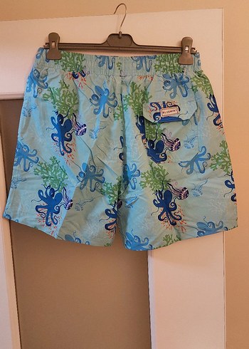 bluemınt desenli deniz şortu - Görsel 4