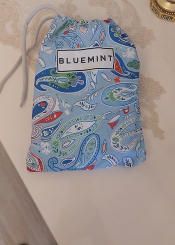 Mavi Desenli Bağcıklı Erkek Şort - Görsel 6