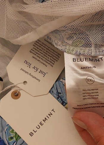 Mavi Desenli Bağcıklı Erkek Şort - Görsel 9