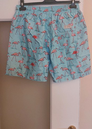 Flamingo Desenli Erkek şort - Görsel 5