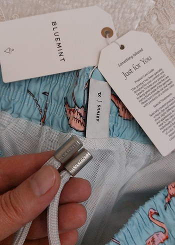 Flamingo Desenli Erkek şort - Görsel 7