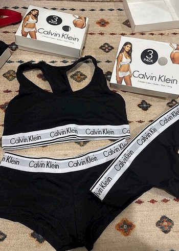Calvin Klein Siyah Mini Atlet ve Külot Seti