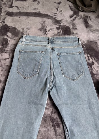 Gri erkek Denim Jean - Rahat Kesim - Görsel 3