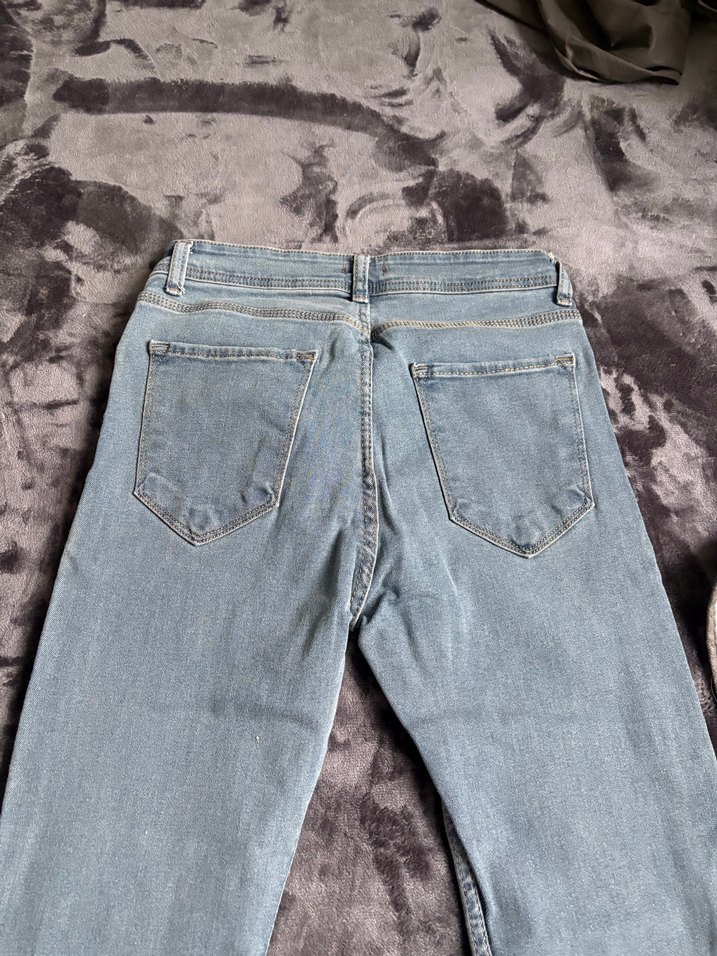 Gri erkek Denim Jean - Rahat Kesim - Görsel 3