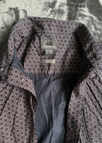 Gri Kısa Kollu Düğmeli Erkek Gömlek - Görsel 2