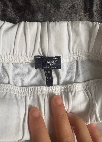 Beyaz Erkek Keten Rahat Kesim Eşofman - Görsel 3