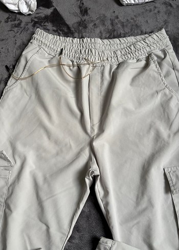 Gri Rahat Kesim Erkek Street Wear Pantolon - Görsel 3