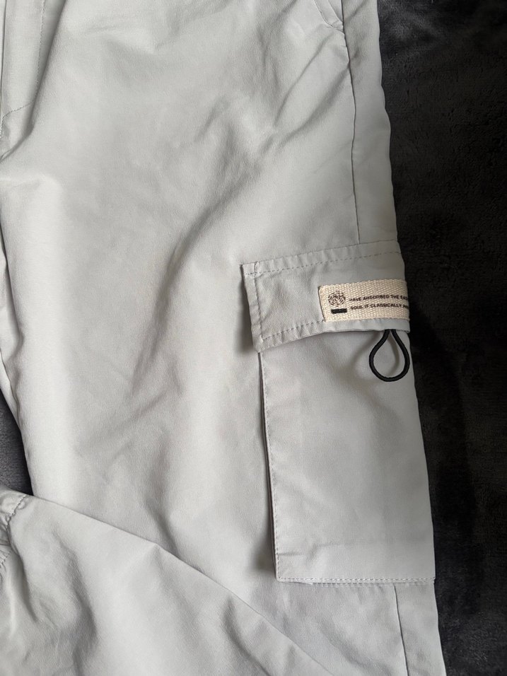 Gri Rahat Kesim Erkek Street Wear Pantolon - Görsel 2