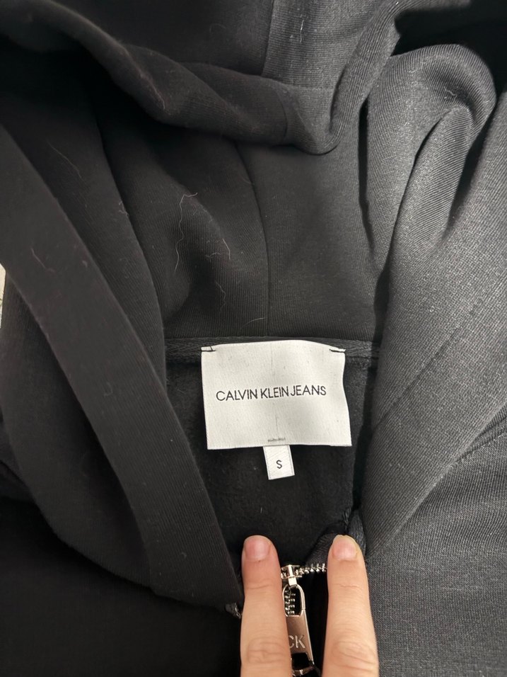 Kadın Siyah Kapüşonlu Fermuarlı Ceket - Görsel 3