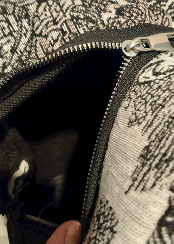 Gri Baskılı Kadın Sırt Çantası - Görsel 7