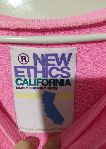 Pembe Kadın Uzun Kollu sweatshirt elbise - Görsel 2