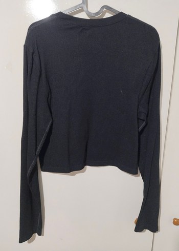 Uzun Kollu Siyah  Kadın üst - Görsel 3